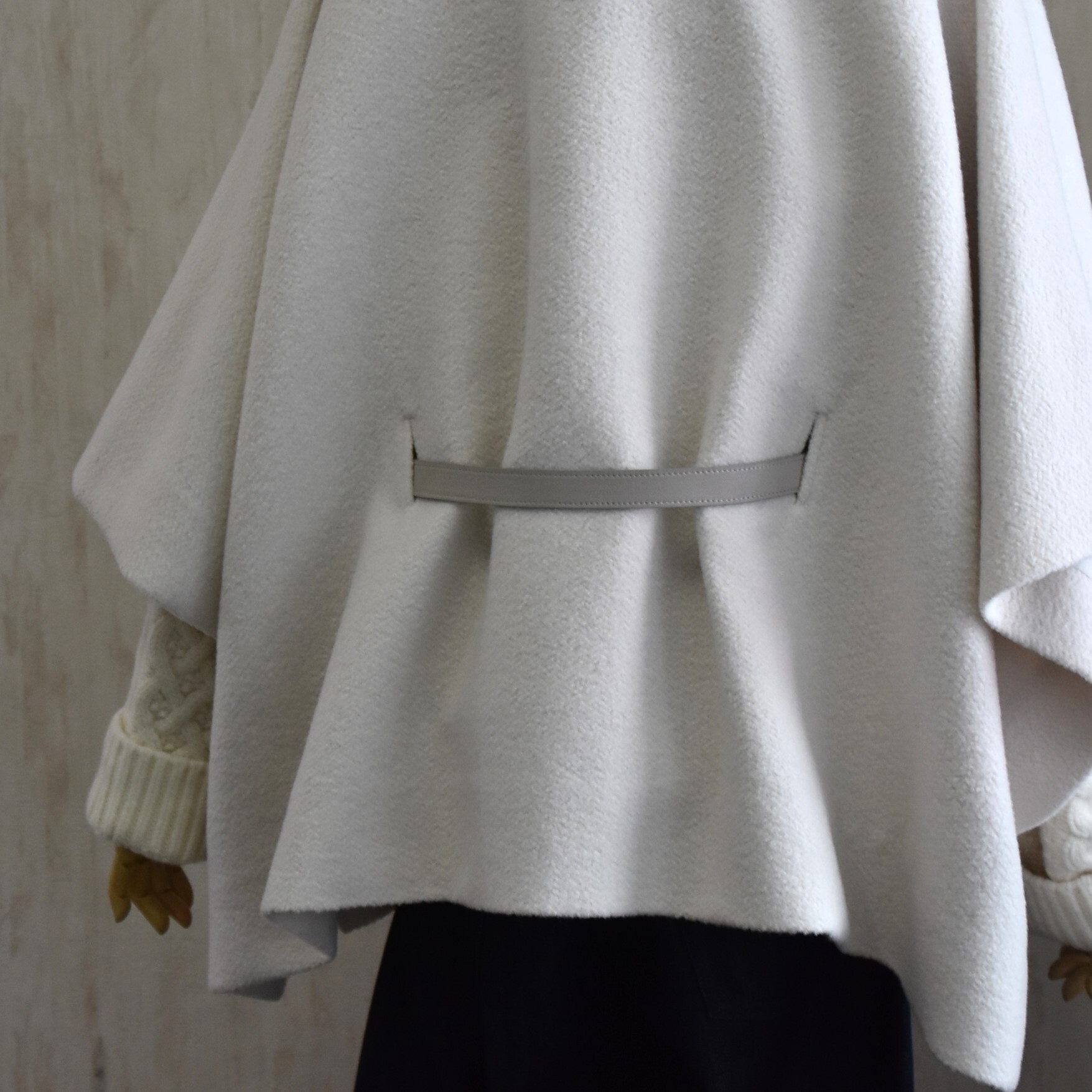 TENNE HANDCRAFTED MODERN(e nhNtebh_) / ANGOLA WOOL PONCHOy2FWJz#007-25FW-AA(6)