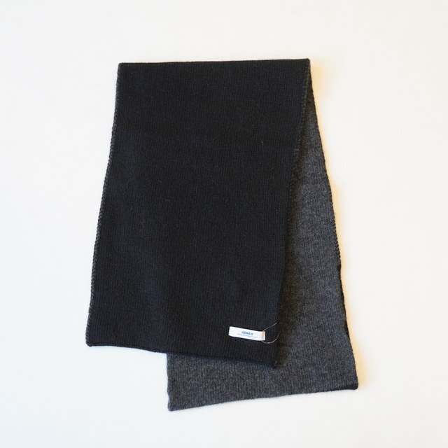 ARMEN(A[) WOOL/CASHIMERE 2TONELOOPSCARF #BAAM1961CB(6)
