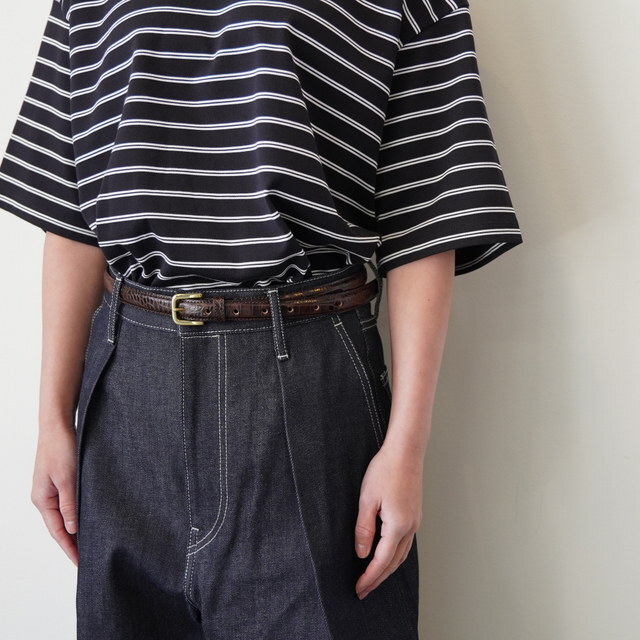 Graphpaper(�O���t�y�[�p�[)Selvage Denim Two Tuck Wide Pants-Indigo RIGID-#GL261-40062RB(6)