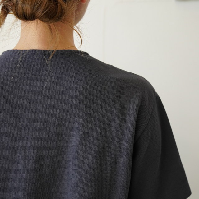 Scye(�T�C) COTTON PIQUE HENLEY NECK SHIRT #5226-21703(6)