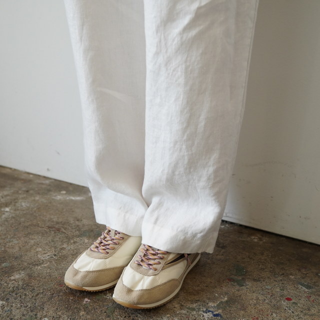 SARAH(�T��) BALLOON PANTS LINEN TWILL�y3�F�W�J�z #C30565(6)