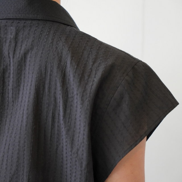 chimala(�`�}��) WOMEN'S DOBBY SHORT SLEEVE SHIRT #CS41-S03(6)