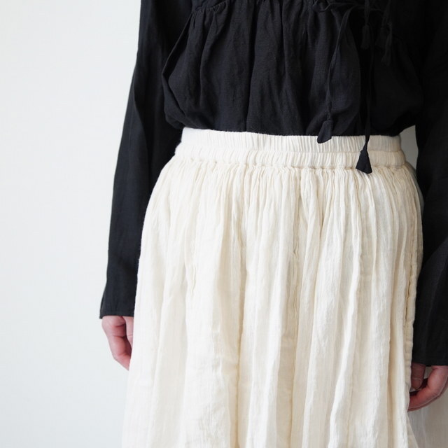 maison de soil(���]���h�\�C��)  GATHERED SKIRT #INMDS26012D(6)