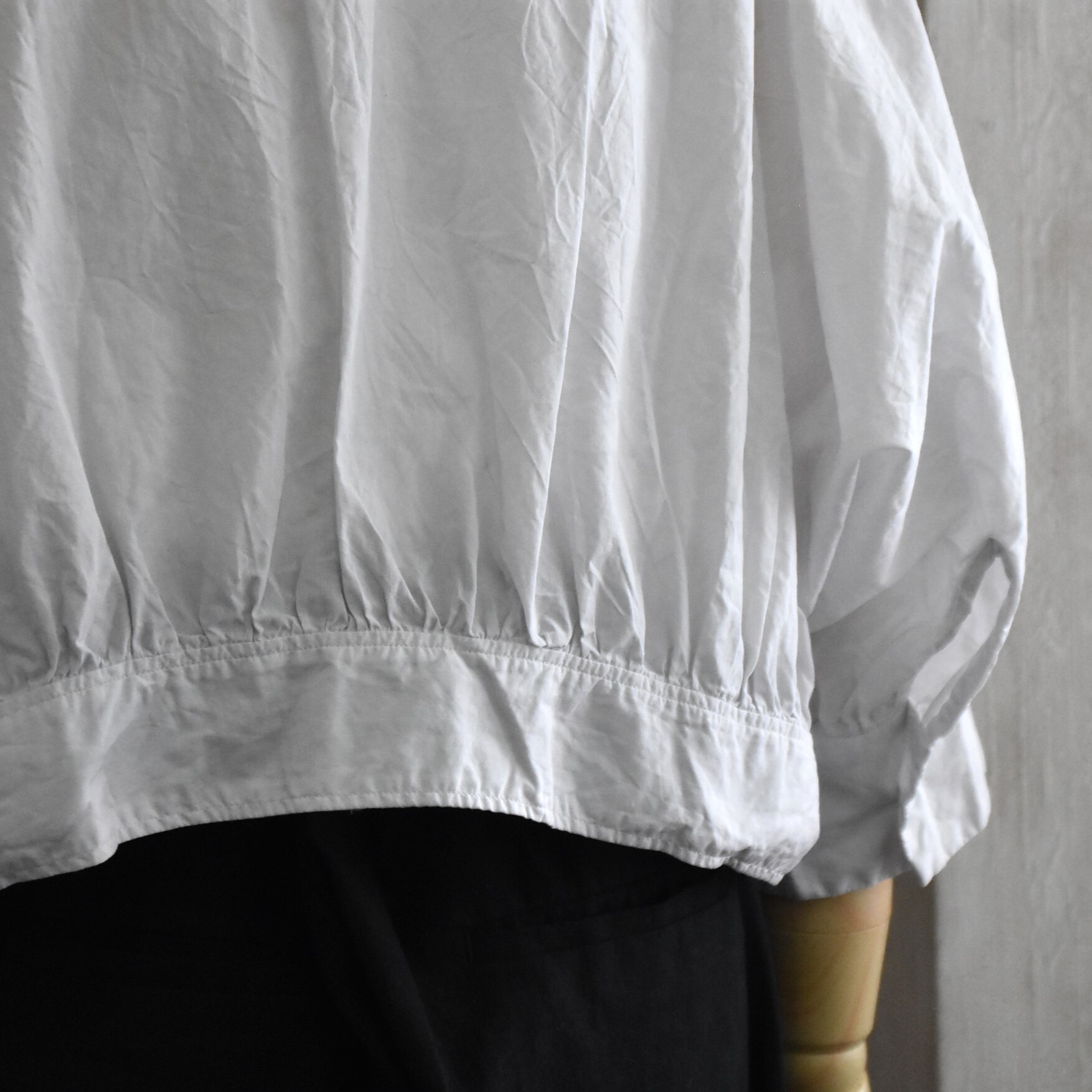 TOUJOURS(�g�D�W���[) / Natural Garment Dyed Fringe Lace Borelo Shirt #YM44VS04-AA(6)