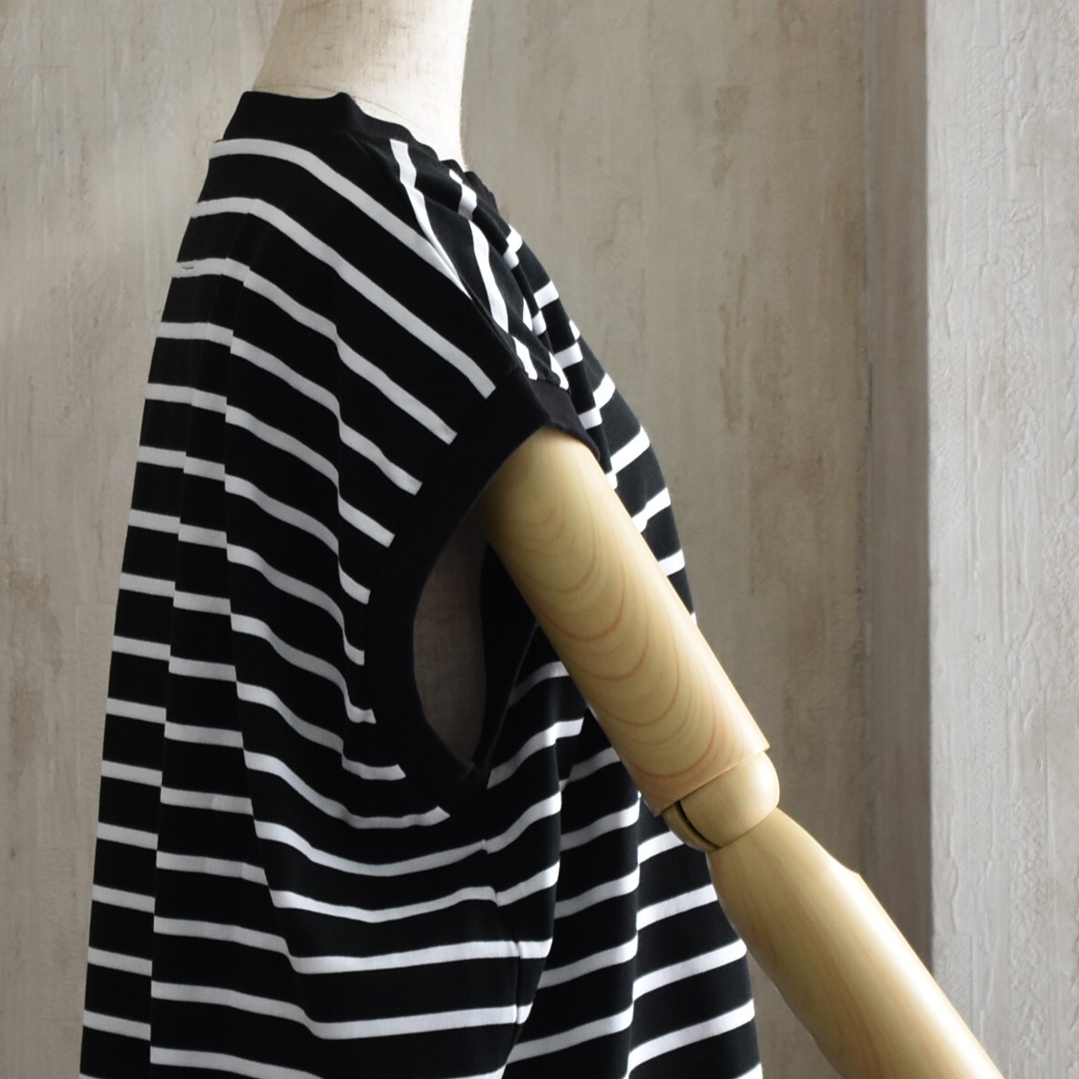 TOUJOURS(�g�D�W���[) / Sleeveless Trim T-shirt #ZM44XC03-AA(6)