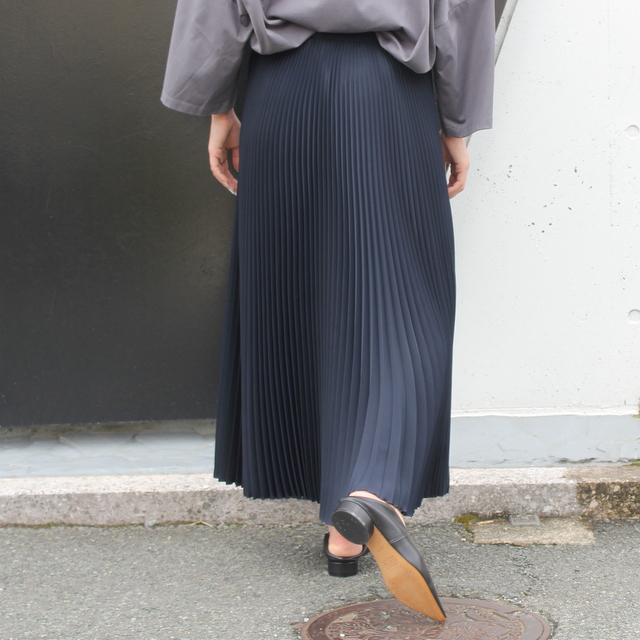 Graphpaper(グラフペーパー) Satin Pleats Skirt#GL223-40090B(7)