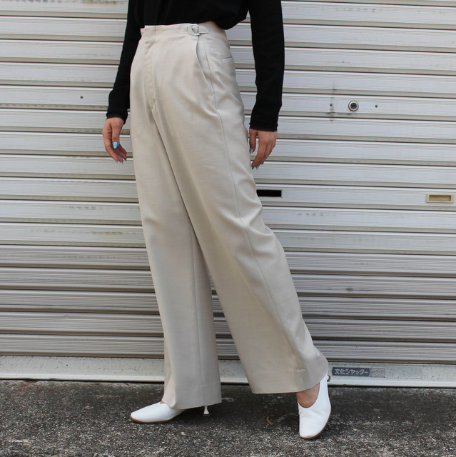 Graphpaper(グラフペーパー) Wool Cupro Adjustable Waisted Trousers#GL223-40189(7)