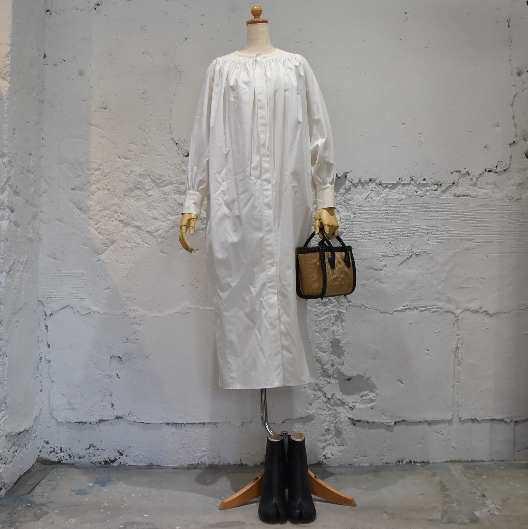 TENNE HANDCRAFTED MODERN(テン ハンドクラフテッドモダン) / NEW SPINDLE DRESS【2色展開】(7)