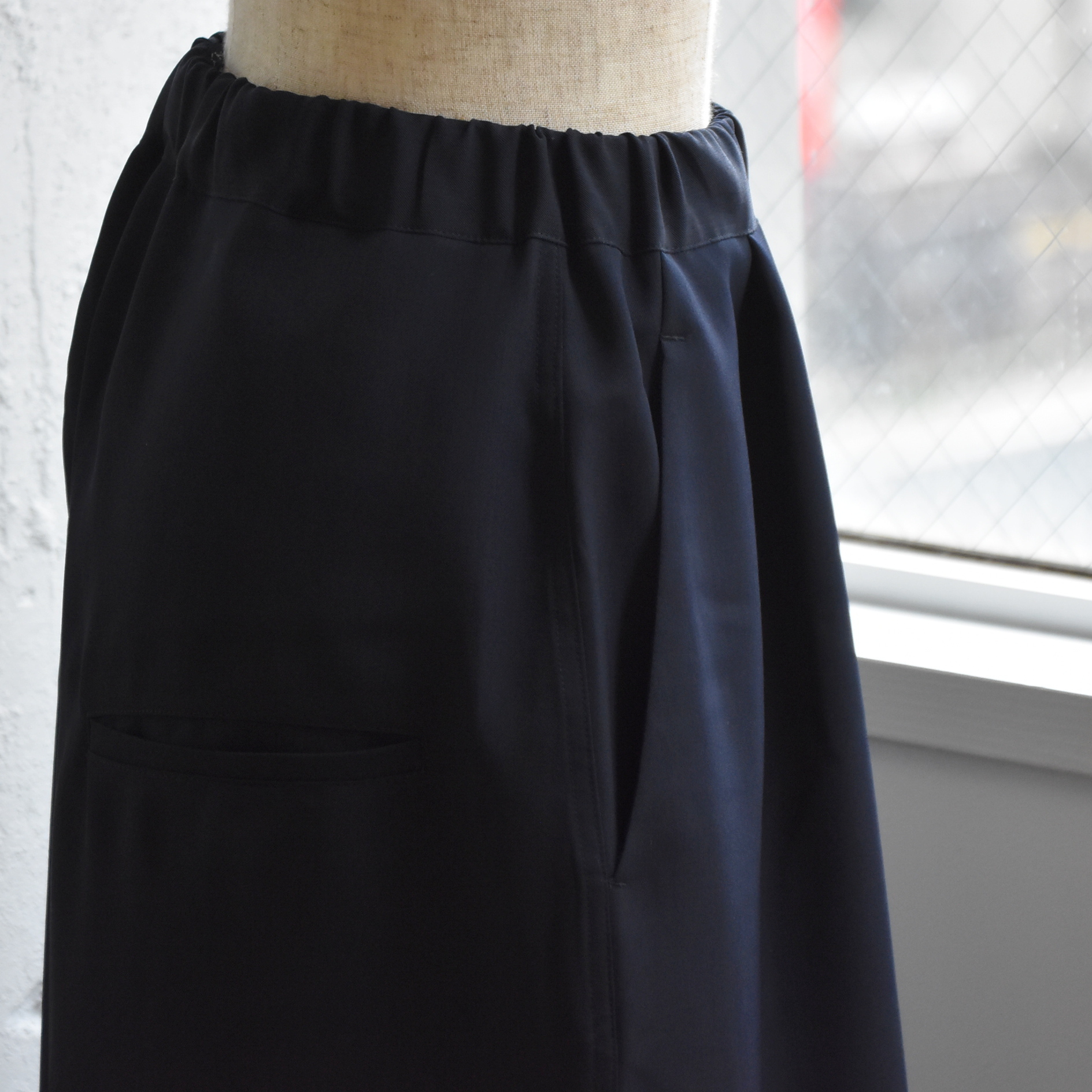 SOFIE D'HOORE(ソフィードール) / POST-PLUN Wide 3/4 length pants with elastic waist(7)