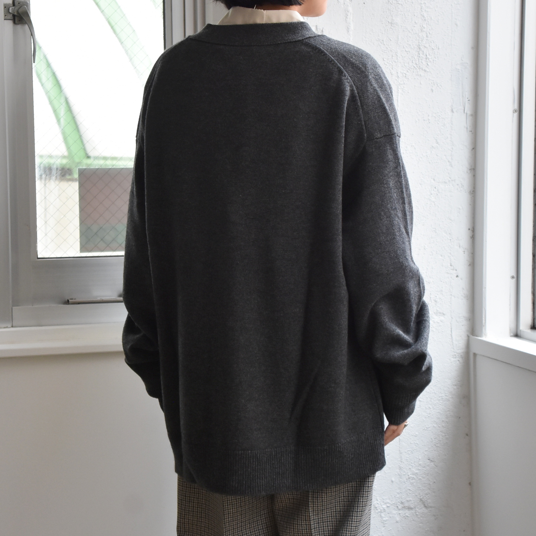 SOFIE D'HOORE(\tB[h[) / 2ply oversized cardigan bottom riby2FWJz #MYTH-AA(7)