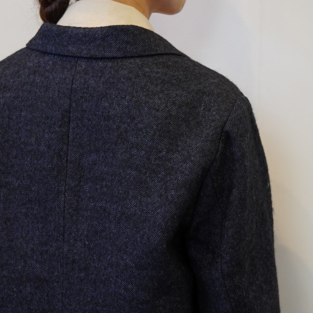 SARAH(T) LINEN WOOL TWILL JACKET #C60230(7)