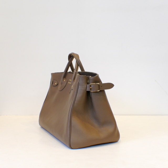 y\񏤕izYOUNG&OLSEN(OAhI[Z) EMBOSSED LEATHER BELTED TOTE My4FWJz#YO2403-GD0122(7)