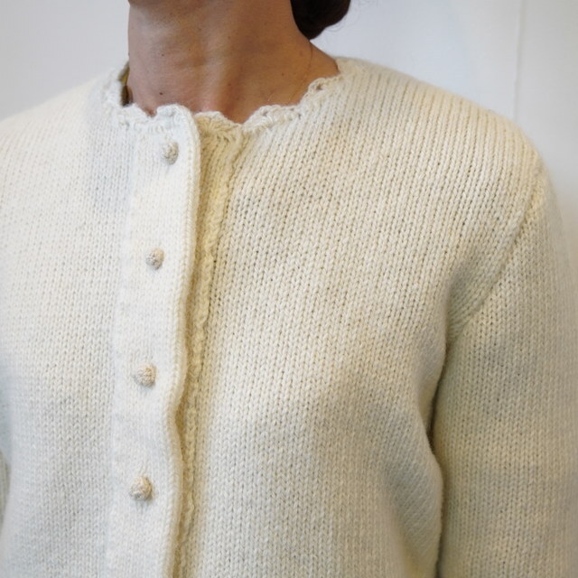 DANIELA GREGIS(_jG OWX) giacca legaccio hand-knitted jacket alce#MMG231WO(7)