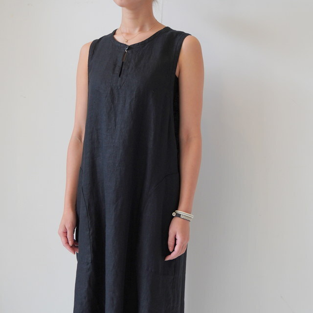 y40%OFFzSARAH(T)   Linen Twill Sleeveless Dress #C4266(7)