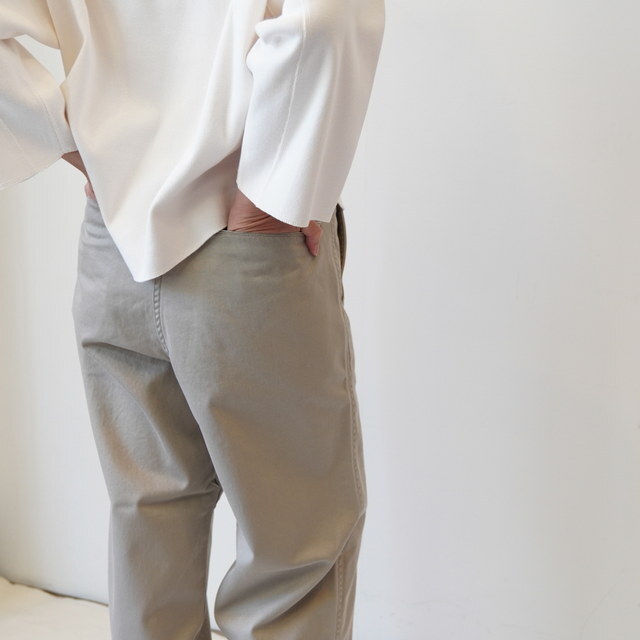 Scye(TC) COTTON CHINO CLOTH MILITARYPAN #5225-83505(7)