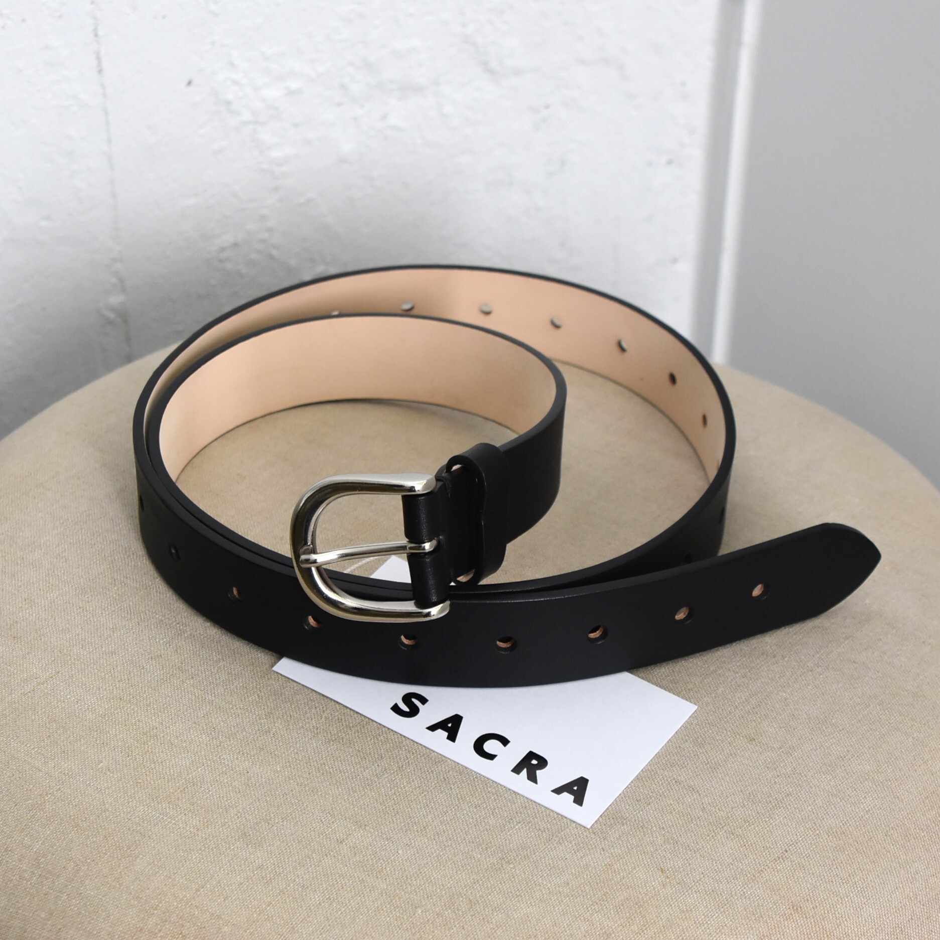 SACRA (TN) / ROUND BUCKLE BELT #125566401-AA(7)