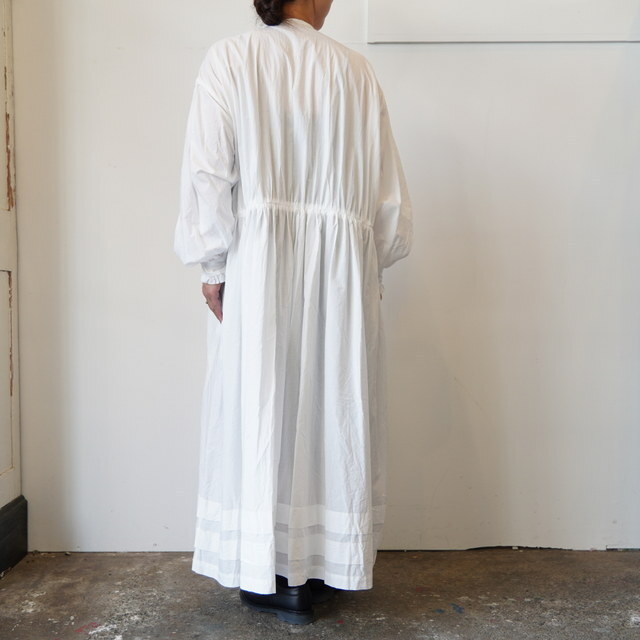 TOUJOURS(gDW[) Bishop Sleeve Classic Gathered Dress #MM43DD03(7)