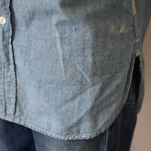 chimala(`}) CHAMBRAY SHIRT#CS22-S11A(7)