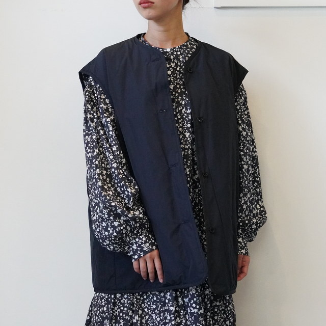 TOUJOURS(gDW[) / Reversible Padded Utility Vest #YM43FV02(7)