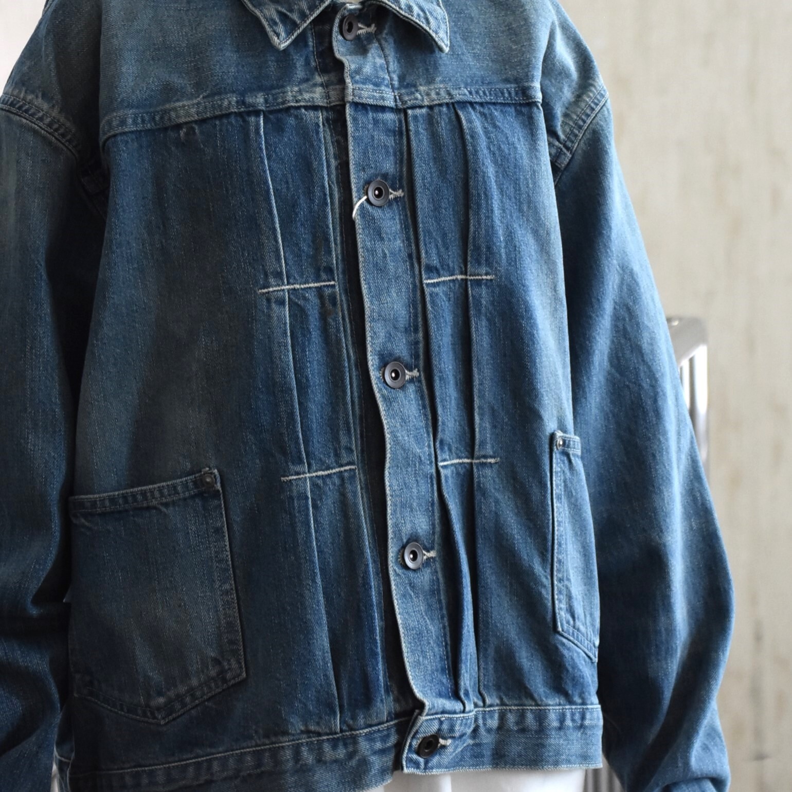 chimala(`}) / DENIM SHORT JACKET #CS40-JT12-AA(7)