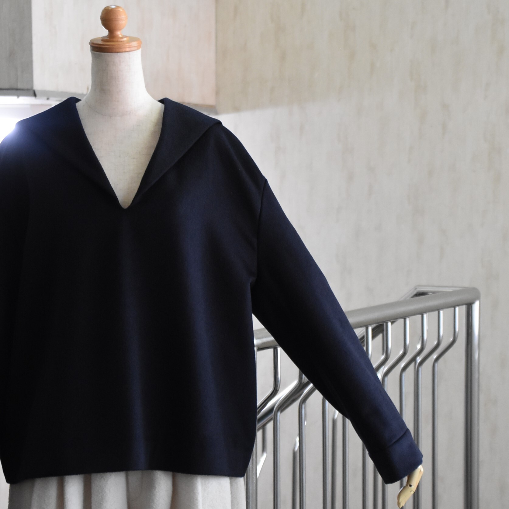 TENNE HANDCRAFTED MODERN(e nhNtebh_) / SAILOR PULLOVER #0013-25FW-AA(7)