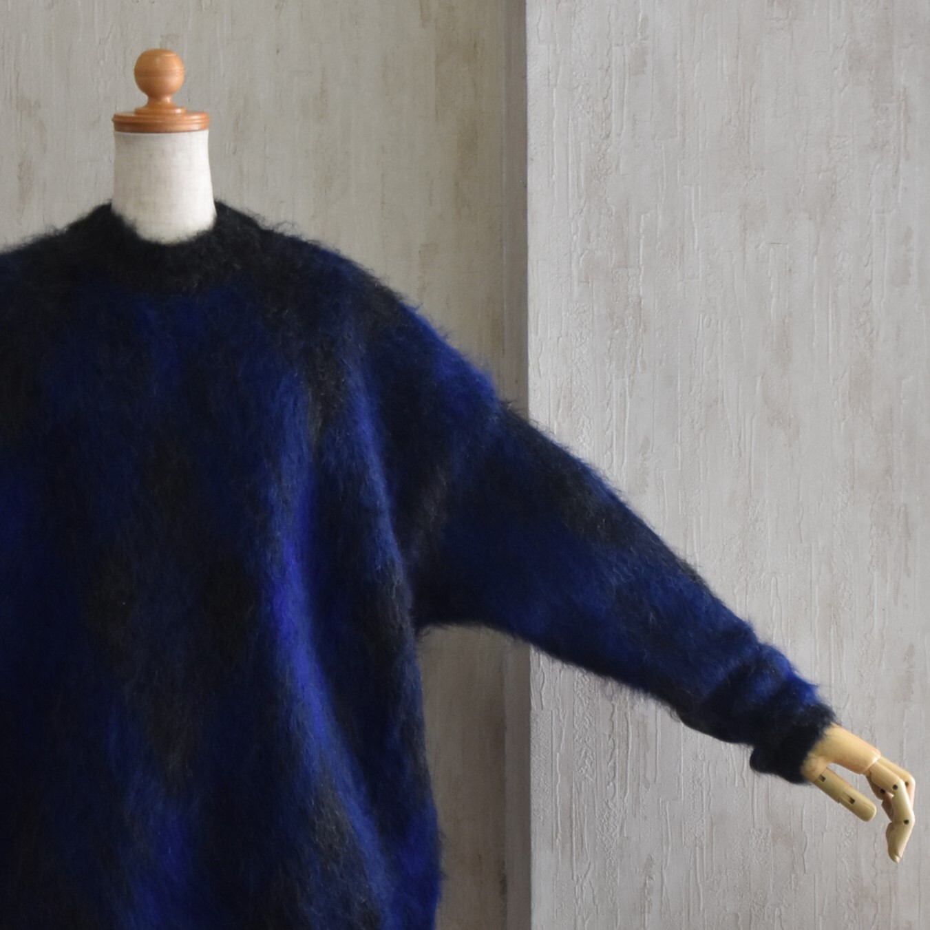 SACRA (TN) / MOHAIR PLAID JACQUARD TOP #125530081-AA(7)