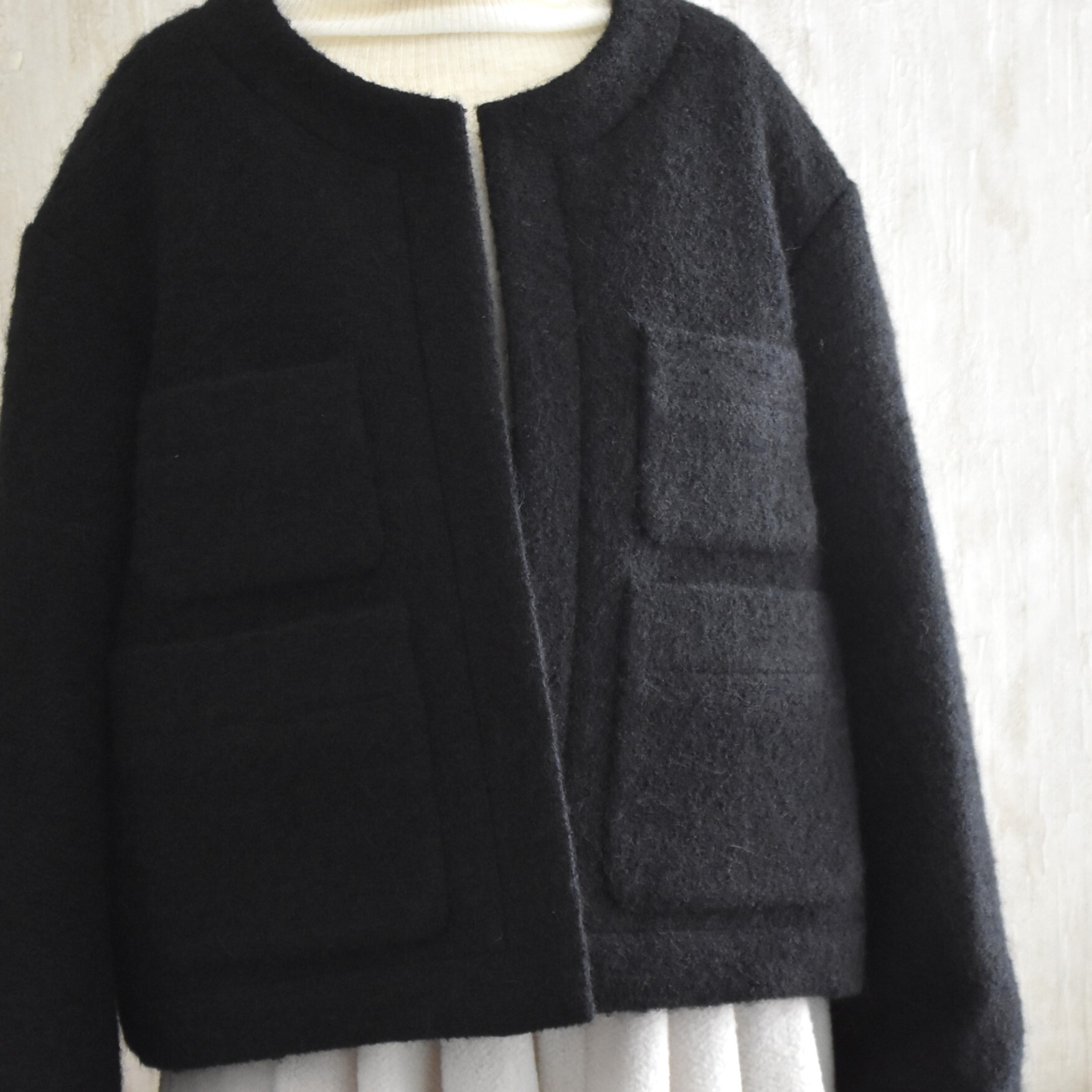 TENNE HANDCRAFTED MODERN(e nhNtebh_) / ANGOLA TWEED JACKET #004-25FW-AA(7)