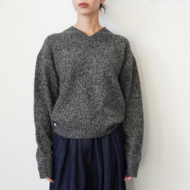 YLÉVE(C[) WOOL/CASH VNECK #168-5260086(7)