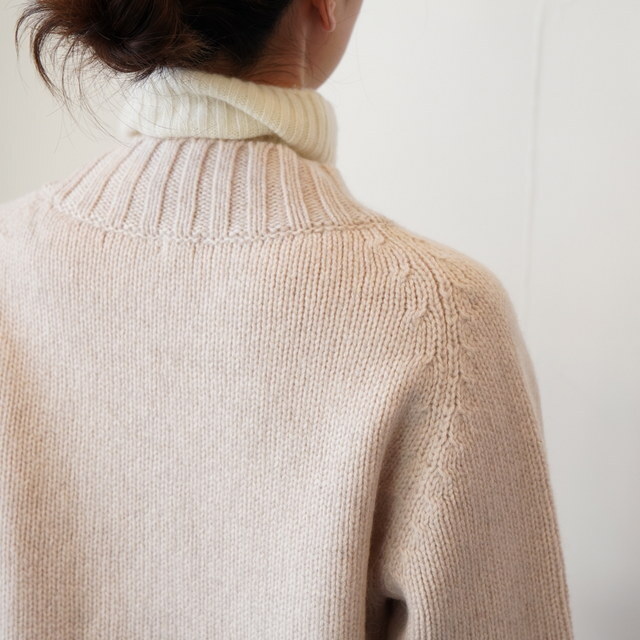 eleven 2nd (CuZJh) YAK LAMSWOOL CHUNKY V-NECK CARDIGAN #E2W-1093(7)