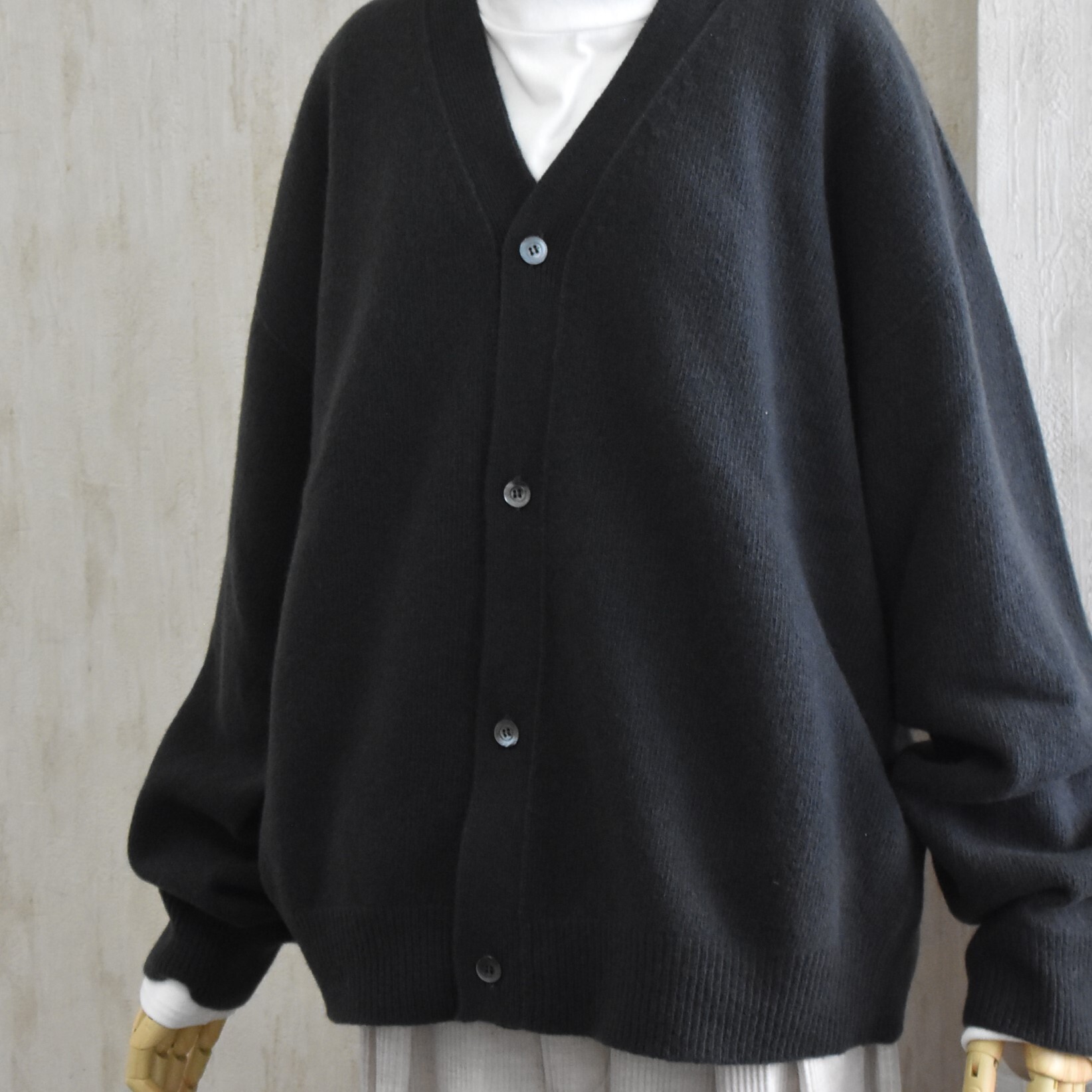 SOFIE D'HOORE(\tB[h[) / Seamless V-neck cardigan long sleeves #MABUSE-AA(7)