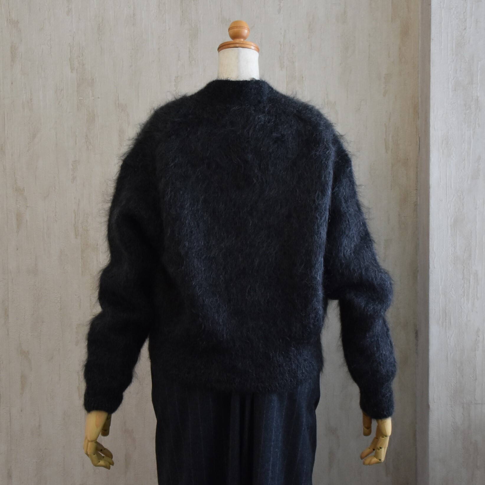 SACRA (TN) / EX.FINE MOHAIR FURROW CARDIGANy2FWJz #125634081-AA(7)