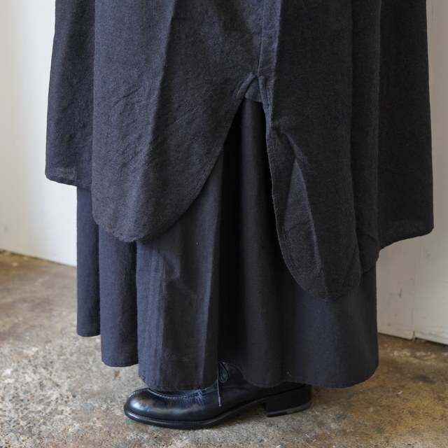 maison de soil(]h\C) / FRILL COLLAR LONG SHIRT #INMDS25753(7)