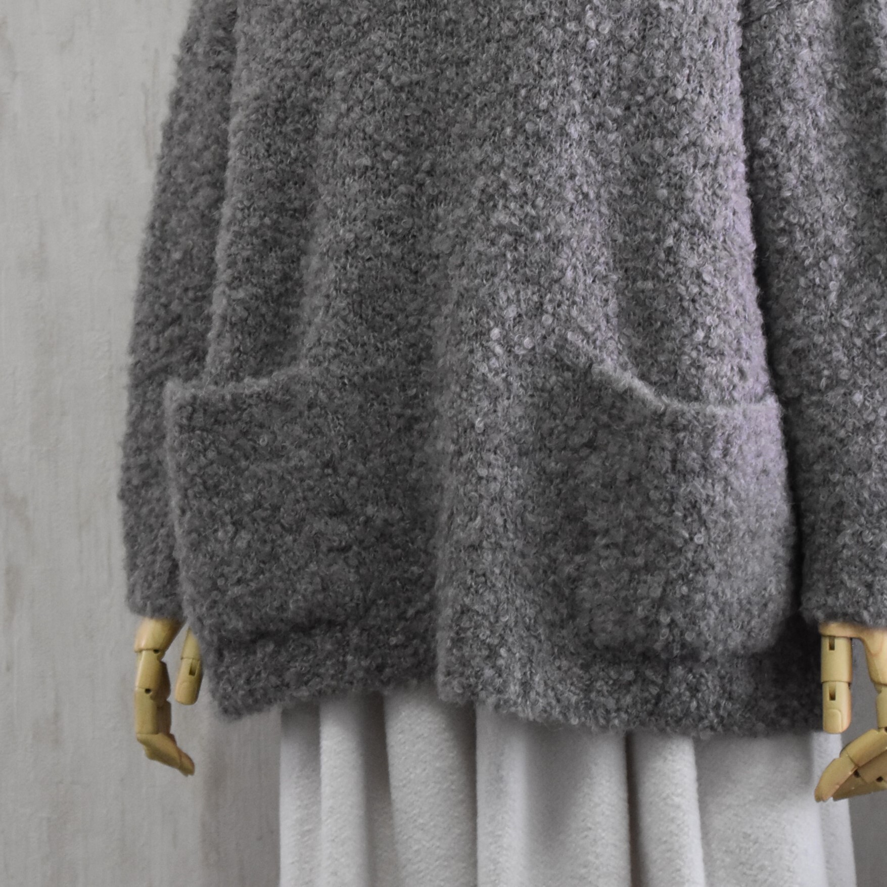 maison de soil(]h\C) / CREW NECK PULLOVER WITH POCKET #CNMDS2562A-AA(7)