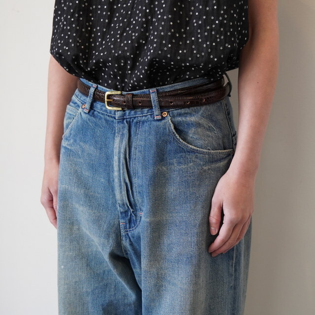 chimala(�`�}��) / WOMEN'S 13OZ SELVEDGE DENIM RANCH PANTS #CS41-WP12(7)