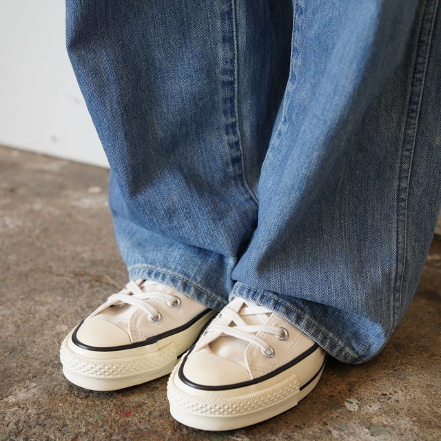 chimala(�`�}��) / UNISEX 13OZ W WADTH DENIM WAIST ADJUSTABLE PANTS #CS41-MP10B(7)