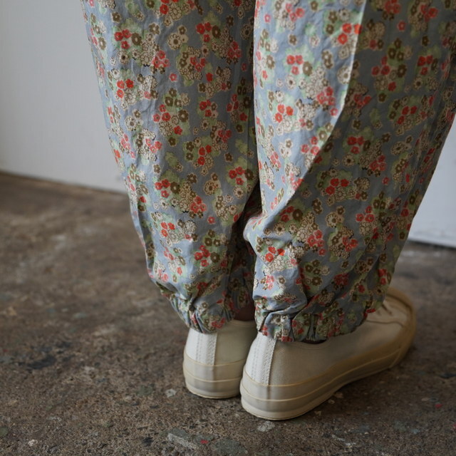SONO(�\�m) JAME JOGGER PANTS Dusty Blue Floral#1048 26SS(7)