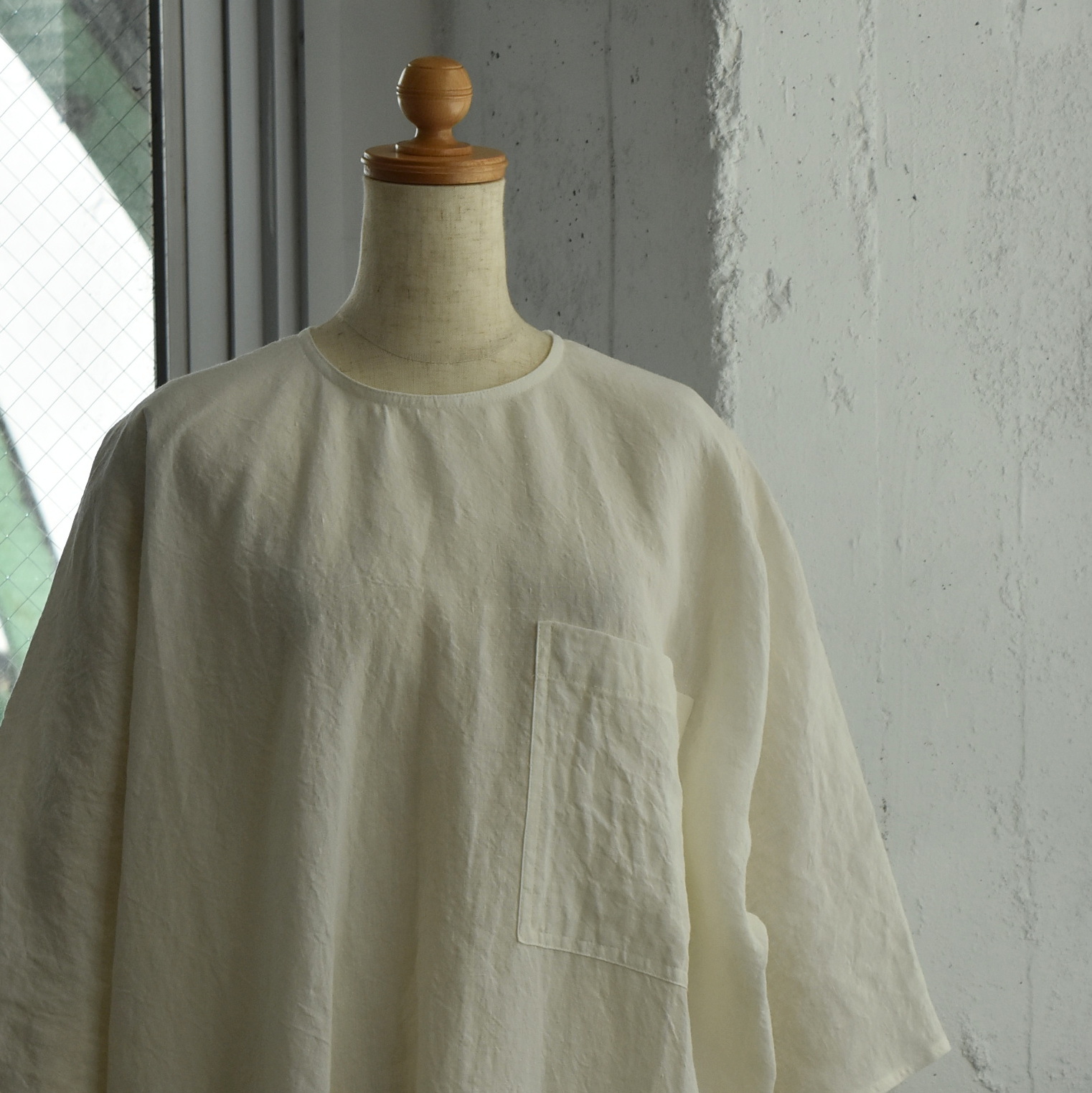 SOFIE D'HOORE(ソフィードール) / DENVER Short slv c-neck dress W patched pockets【3色展開】(8)