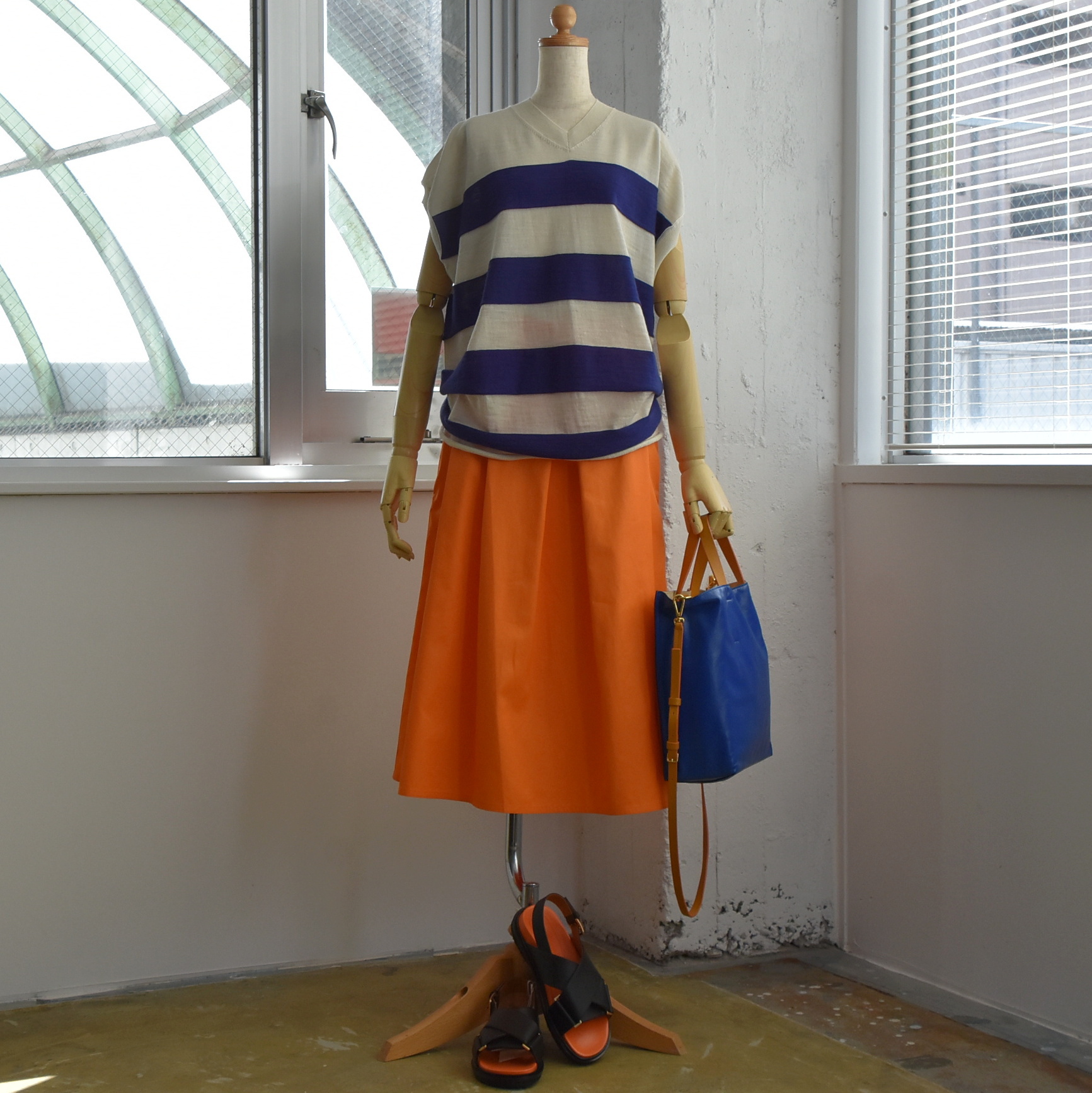 【40% off sale】SOFIE D'HOORE(ソフィードール) / SELENA-COLD Wide midi skirt(8)