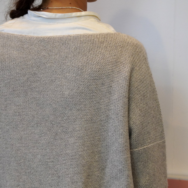 DANIELA GREGIS(ダニエラ グレジス)  boatneck sweater knit#MB6X5Y128F(8)