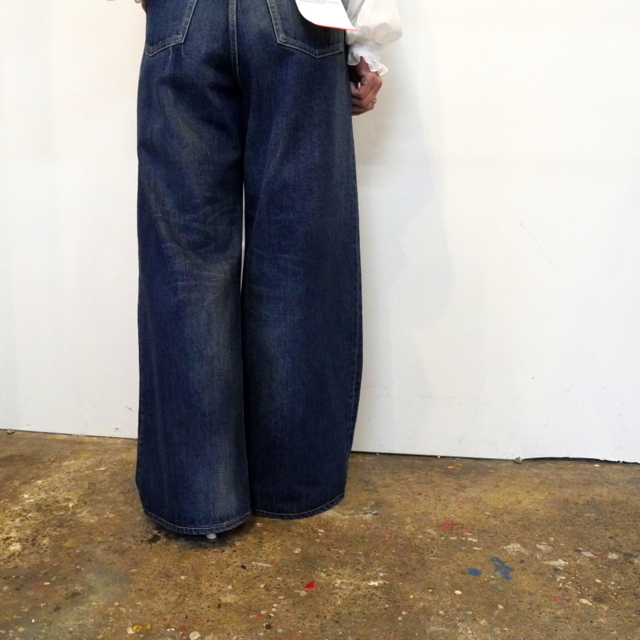 Graphpaper(グラフペーパー)SALVAGE DENIM TWO TUCK WIDE PANTS #GL241-40189DB(8)