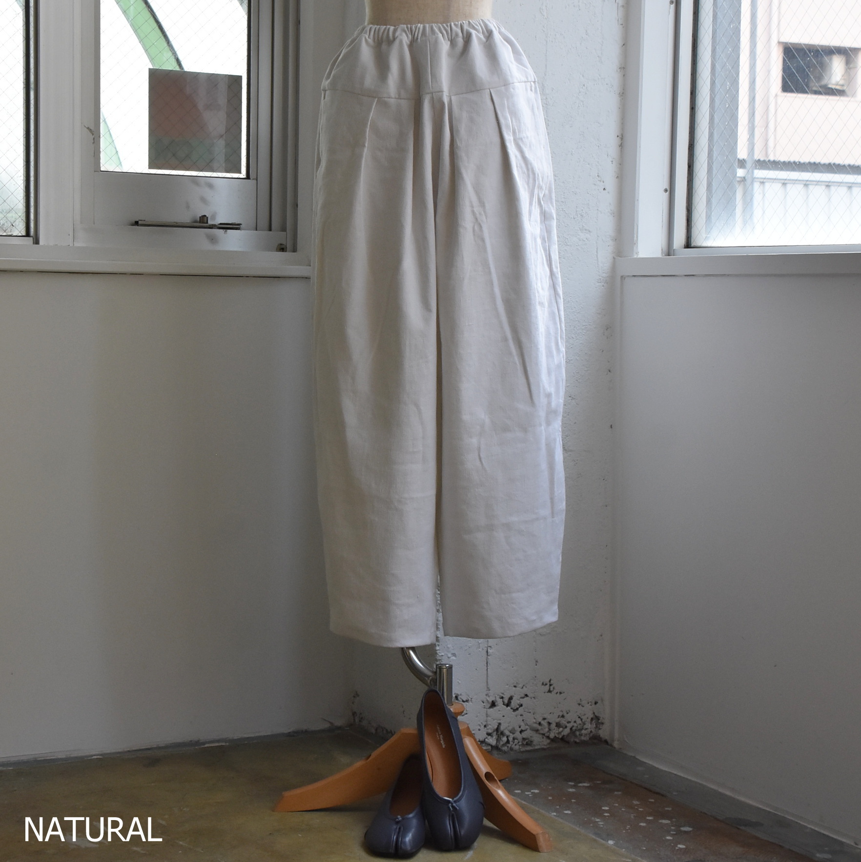 Whiteread (zCg[h) / LINEN TROUSERSy2FWJz #TROUSERS01-AA(8)