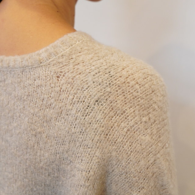 humoresque([XN) CASHMERE BOUCLE V-NECK #MA0202(8)