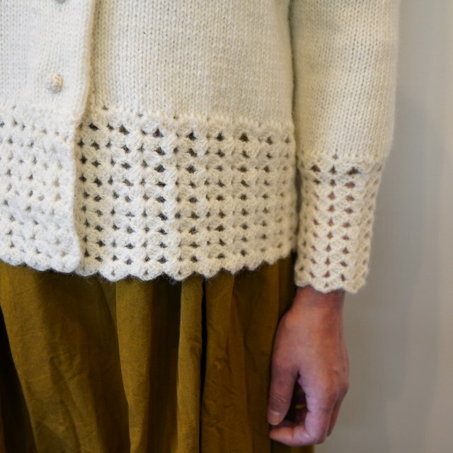 DANIELA GREGIS(_jG OWX) giacca legaccio hand-knitted jacket alce#MMG231WO(8)