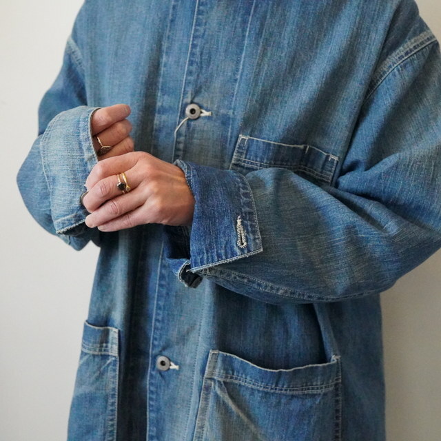 chimala(チマラ) UNISEX 10OZ SELVEDGE DENIM CHORE JACKET #CS39-JT11(8)