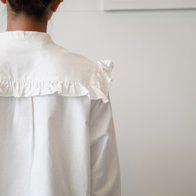 dahl'ia(_A) OX FRILL L/S BLOUSE #DBL-357OX(8)