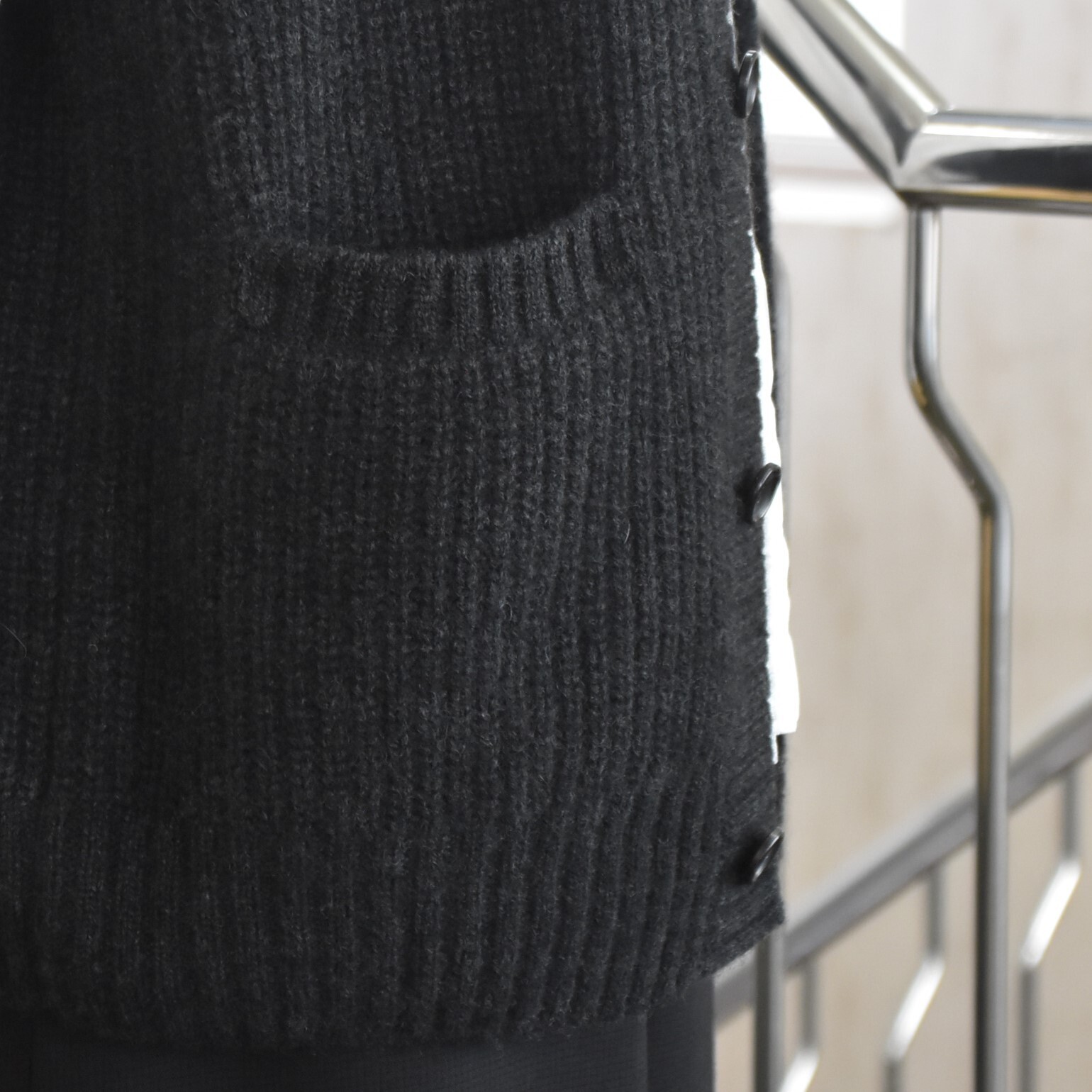 TOUJOURS(gDW[) / Rib Stitch Cardigan Vest #VM43XK02-AA(8)