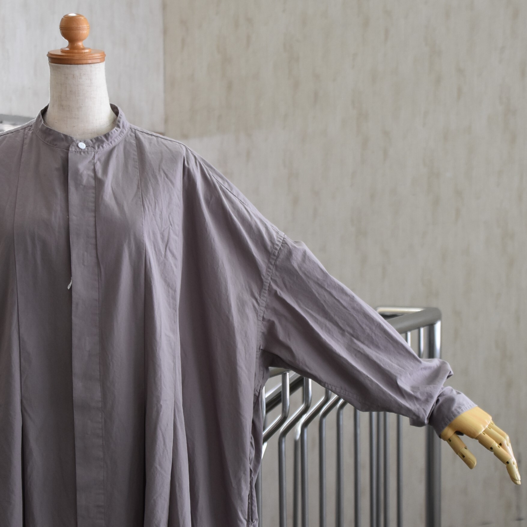 TOUJOURS(gDW[) / Front Wide Tuck Shirt Dress #MM43HD03-AA(8)