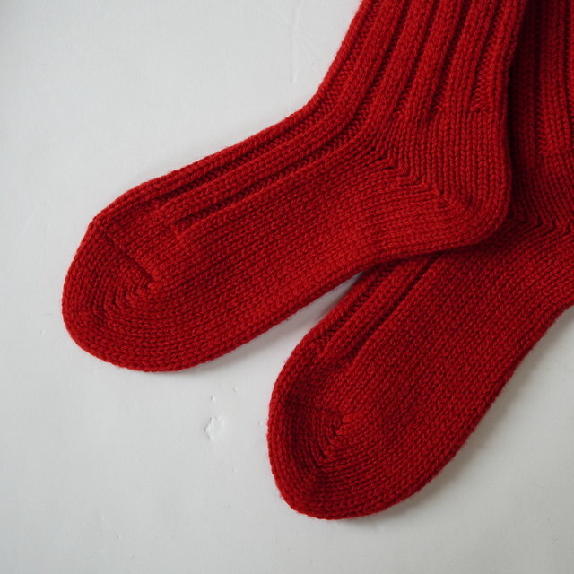 eleven 2nd (CuZJh) Washable Soft Wool Chunky Rib Socks #E2A-0054(8)