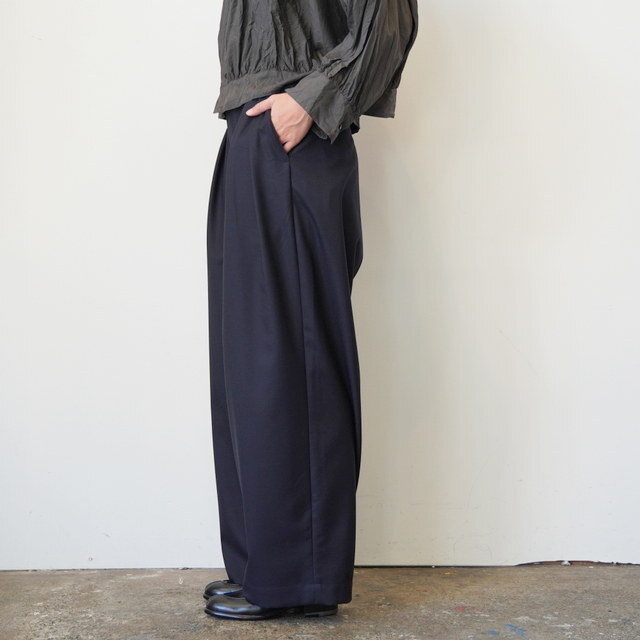 TOUJOURS(gDW[) / 2 In-pleat Baggy Pants #YM43KP03(8)