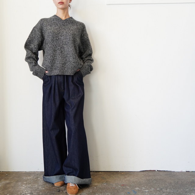 YLÉVE(C[) WOOL/CASH VNECK #168-5260086(8)